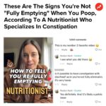 Buzzfeed Instagram - "Most people assume that if they're pooping every day, then they’re not constipated — but this couldn’t be further from the truth." More at the link in bio 👀