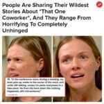 Buzzfeed Instagram - "At my last internship...a coworker army crawled out of her cubicle, through the hallway, and onto the elevator. Nobody ever saw her again." More at the link in bio 😅