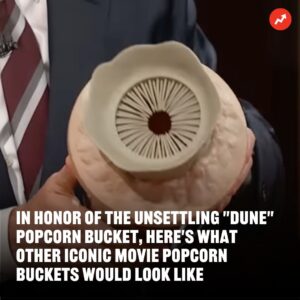 Buzzfeed Instagram - The Dune popcorn bucket has taken the internet by storm and for good reason. I swear, after seeing it just once, it's been etched into my brain (and not in a good way). Even the cast of Dune has been left speechless after seeing it. But I was wondering what it would look like if other iconic movies had their own popcorn buckets? Swipe to check out some of the movie-inspired, AI-generated buckets and tap the link in our bio for more🍿👆