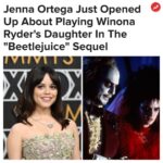 Buzzfeed Instagram - "We butt heads quite a bit," Jenna Ortega told Vanity Fair of her character and the "Beetlejuice" legend. More at the link in bio 🪲