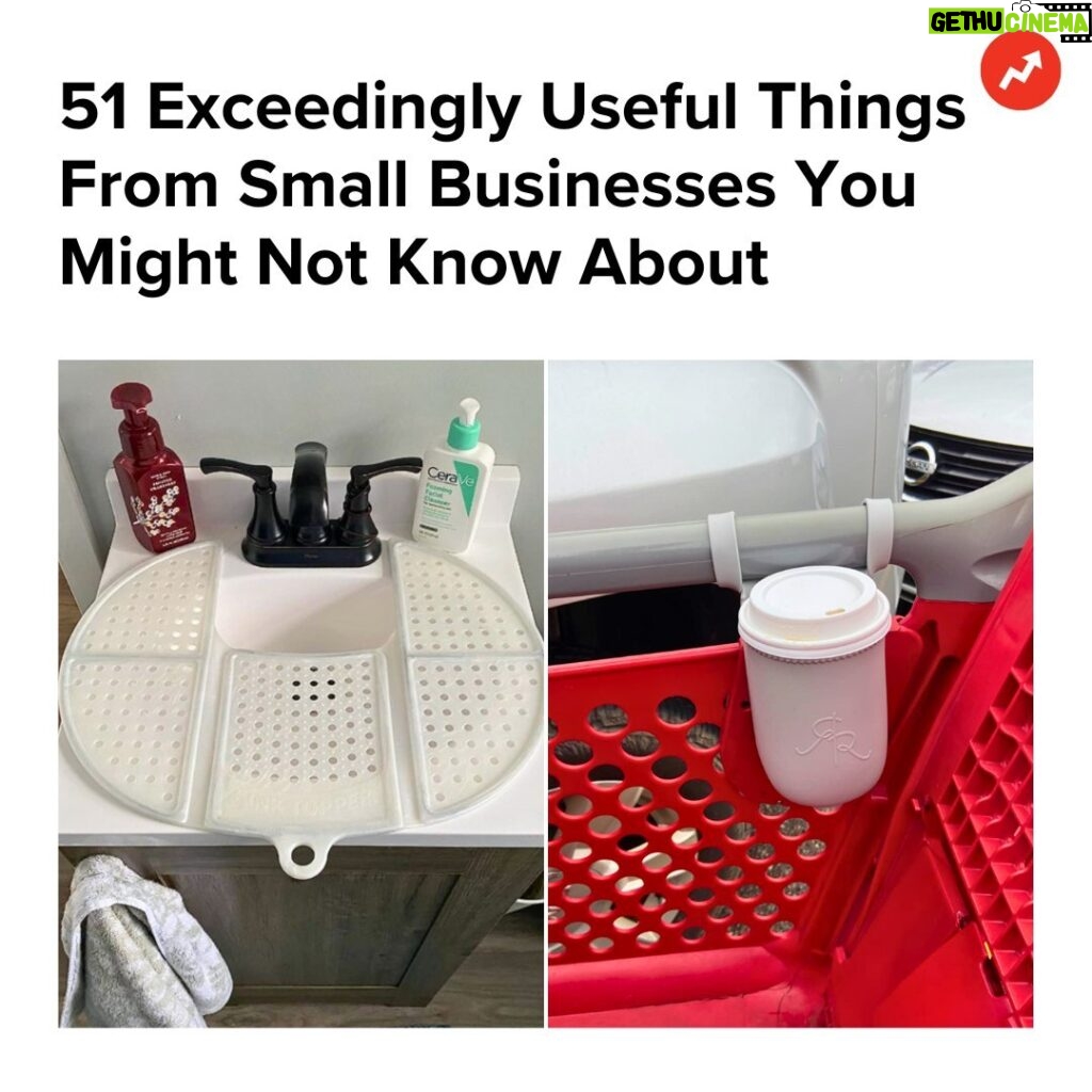 Buzzfeed Instagram - There are 2 things we always need more of: surfaces in our home and cupholders outside our home. 🙌 Find both + more at the link in our bio 🔗