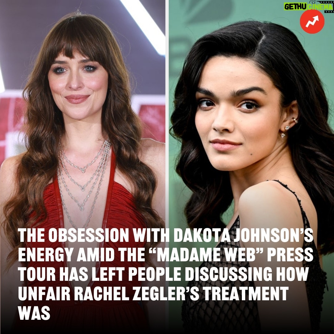 Buzzfeed - 6.7K Likes - “I think it’s ironic that when Dakota Johnson critiques her movie, it’s seen as entertaining and funny, yet when Rachel Zegler does it, it’s seen as some horrible crime,” one tweet read. More at the link in bio ☝️