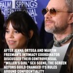 Buzzfeed Instagram – The new rules — which came into effect after Jenna Ortega and Martin Freeman’s intimacy coordinator spoke out about shooting their controversial sex scene — mean that intimacy coordinators could risk losing their job if they publicly discuss intimate scenes. Full story at the link in our bio 🔗