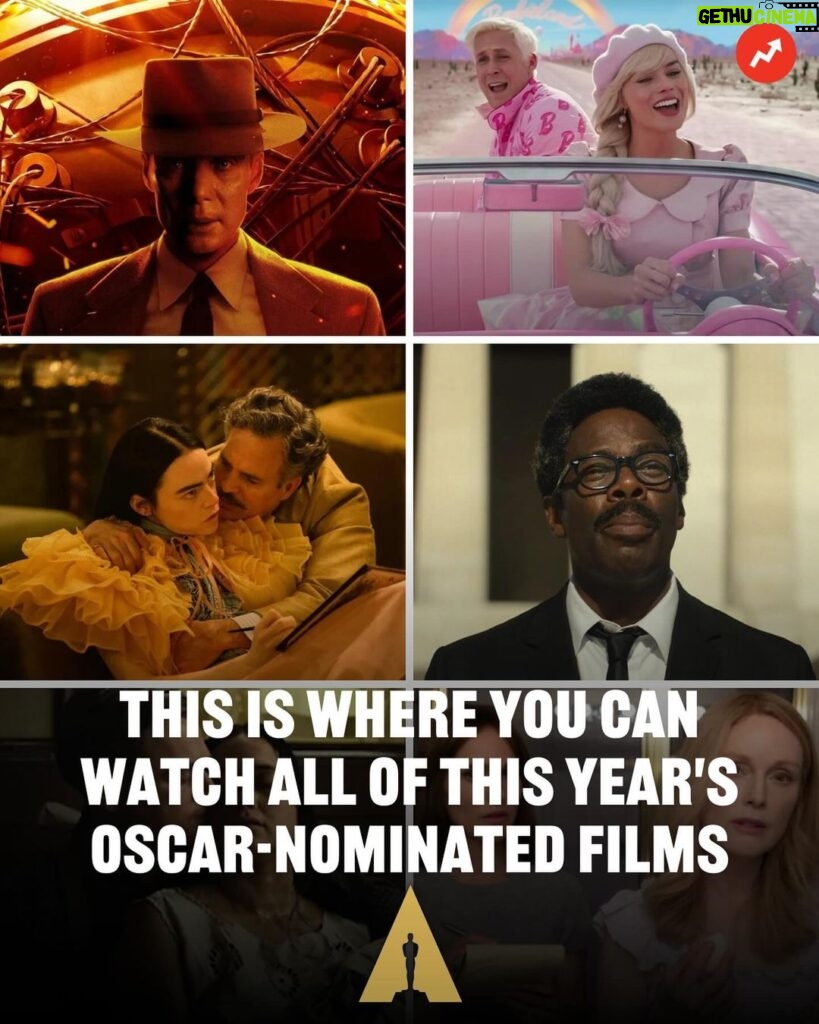 Buzzfeed Instagram - Swipe to see where to stream this years Oscar-nominated films! Link in bio to find more information on global streaming options 🍿🎥