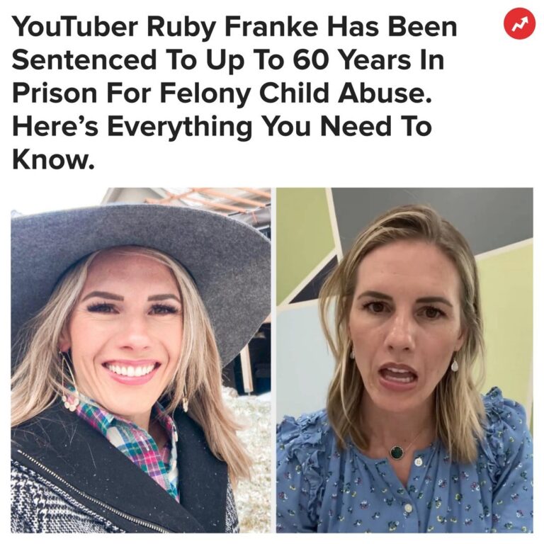 Buzzfeed Instagram - It comes two months after Ruby admitted to punishing her youngest son for drinking water, “cutting off” his oxygen, kicking him while wearing boots, and more after convincing him that he was “evil” and needed to repent. Link in bio 🔗
