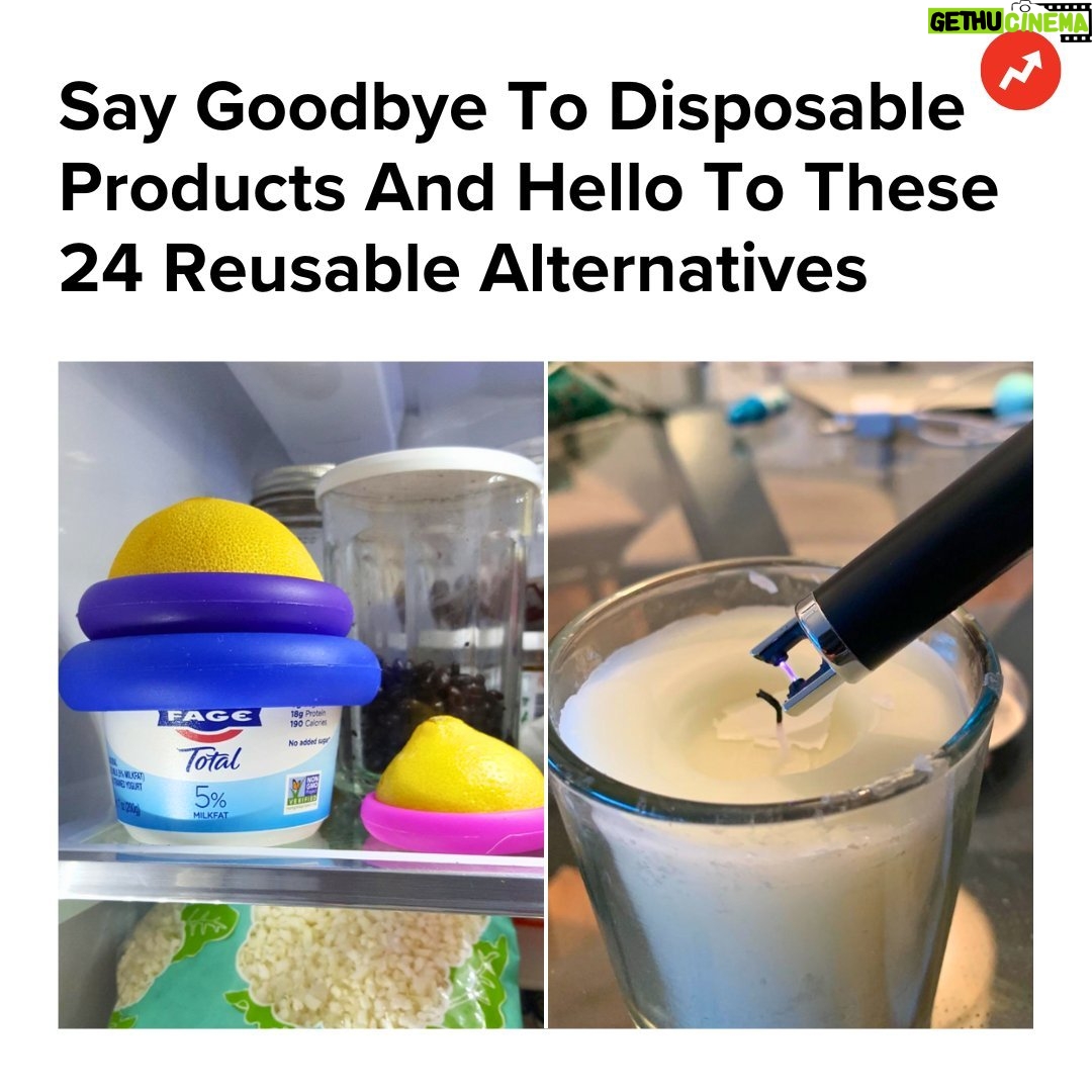 Buzzfeed Instagram - If you think of plastic wrap, matches, and paper towels as unavoidable staples — think again. ♻️ Learn more at the link in bio!