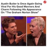 Buzzfeed Instagram - Austin was even careful to include a British star who he knew nothing about as he gushed over his fellow Graham Norton guests. More at the link in bio ❤️