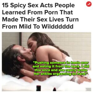 Buzzfeed Instagram - "Porn has showed me all of my kinks and tricks I do during sex. The biggest difference between the videos and real life is the communication." More at the link in bio 😈