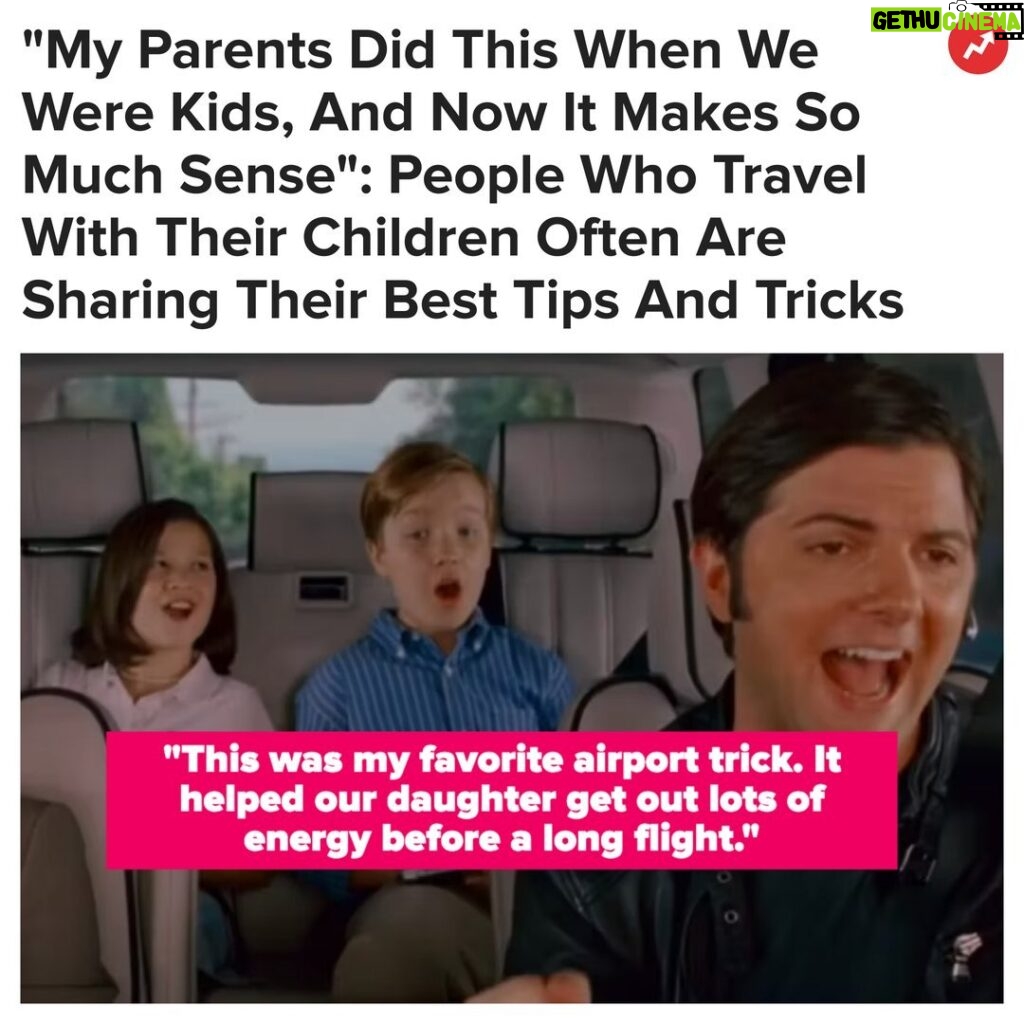 Buzzfeed Instagram - "This is the only piece of advice I give to parents (because I'm sure they get enough), and it is GOLD..." More at the link in bio ✈