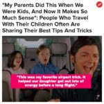 Buzzfeed Instagram - "This is the only piece of advice I give to parents (because I'm sure they get enough), and it is GOLD..." More at the link in bio ✈️