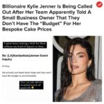 Buzzfeed Instagram - The cake exposé comes just days after Kylie’s big sister Kim Kardashian was branded “desperate for money” for trying to sell a “dirty” Birkin to her fans. Link in bio 🍰