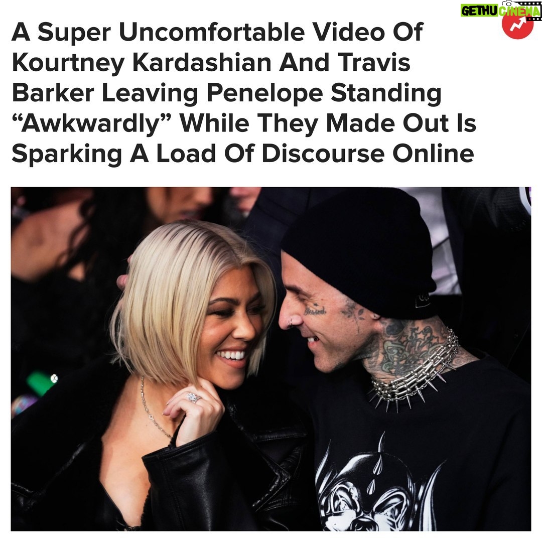 Buzzfeed - 6K Likes - While one user labeled Kourtney "embarrassing" for "leaving her daughter there standing like a 3rd wheel," another questioned why she and Travis ultimately walked off "without even a backwards glance" to the 11-year-old. Link in bio 👀