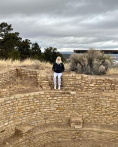 Byrdie Bell Instagram - Escalante Peublo built in the AD 1120s Canyon of the Ancients