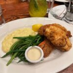 C.J. Wallace Instagram - grits and mashed potatoes on the same plate is insane🤣🤣 @lilcease