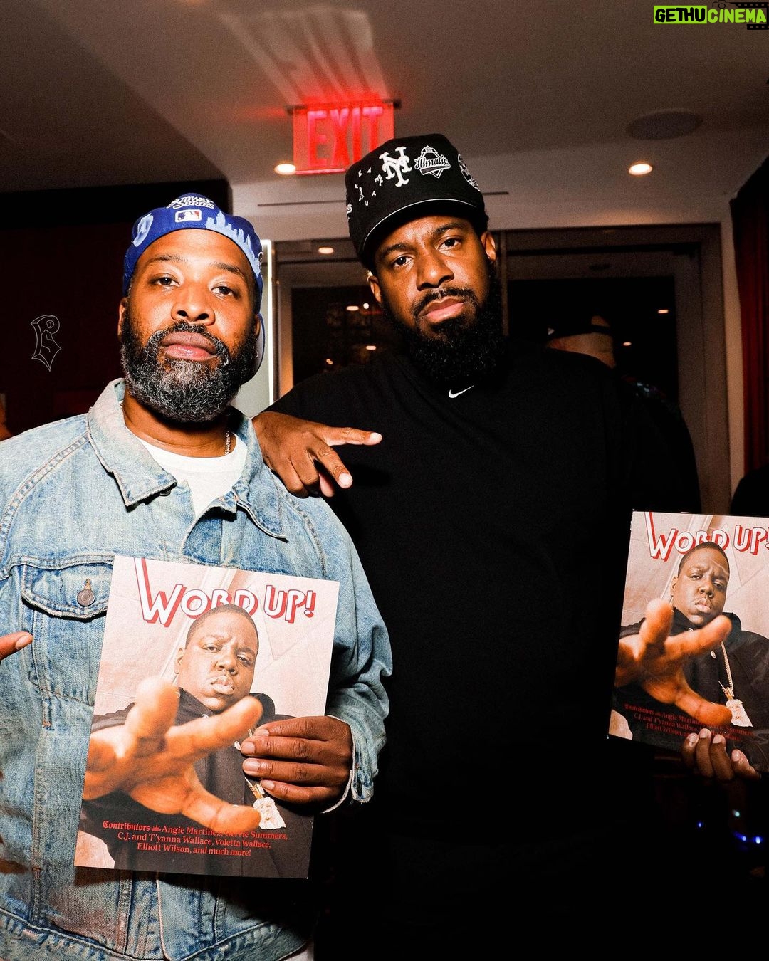C.J. Wallace Instagram - @thenotoriousbig for Word Up! Magazine presented by @budweiserusa🧶🧶🧶 s/o to everyone involved in making this event possible🤞🏾this limited edition magazine includes contributions from myself and @tyanna810, our mema @volettawallace, @angiemartinez, @elliottwilson and many more! special thank you to @gerriesummersink @kidsoftheforest @wbtheprez @statikselekt and the whole @budweiserusa team🙏🏾🫶🏾 DELUXE EDITION DROPPING SEPTEMBER 28! photos by @peteshootaa