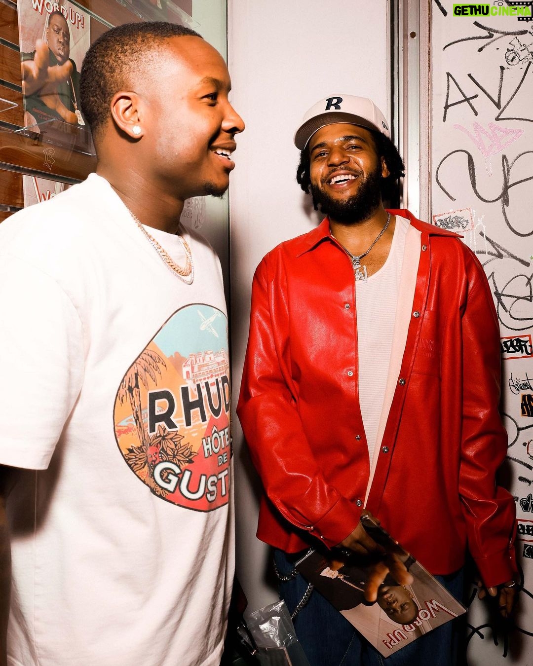 C.J. Wallace Instagram - @thenotoriousbig for Word Up! Magazine presented by @budweiserusa🧶🧶🧶 s/o to everyone involved in making this event possible🤞🏾this limited edition magazine includes contributions from myself and @tyanna810, our mema @volettawallace, @angiemartinez, @elliottwilson and many more! special thank you to @gerriesummersink @kidsoftheforest @wbtheprez @statikselekt and the whole @budweiserusa team🙏🏾🫶🏾 DELUXE EDITION DROPPING SEPTEMBER 28! photos by @peteshootaa
