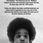 C.J. Wallace Instagram - More than an album – a movement. 29 years of “Ready to Die”. An impact that continues to play on. #FrankWhite
