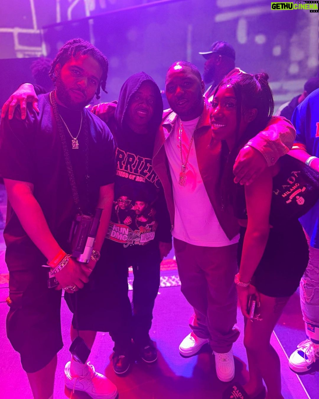 C.J. Wallace Instagram - my OGs >>>> 🧶🧶🧶🧶🧶 1. the mysterious and always humble, Groovey Lew🙏🏾 2. DAP🫡 3. RIP @jammasterjay • THANK YOU @rundmc 4. @darlingrooftop veebs 5. JD don’t get enough flowers. 6. got drunk at #AngiesBBQ 🥂 7. plenty of gems were dropped. 8. “every king will be crowned.” 9. who is the greatest storyteller of all time???🤣🤣 10. Yams🧶🛥️ Outside.