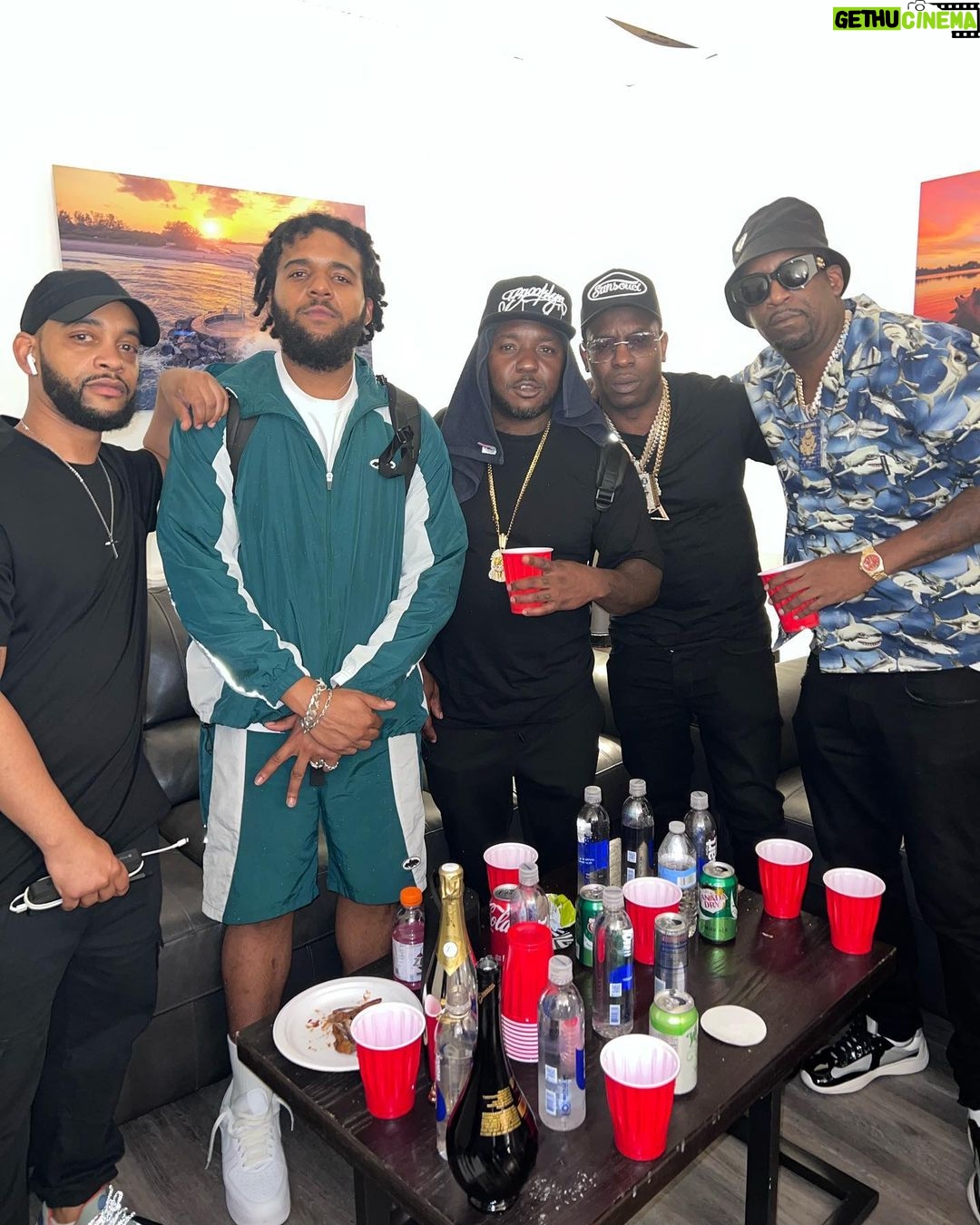 C.J. Wallace Instagram - my OGs >>>> 🧶🧶🧶🧶🧶 1. the mysterious and always humble, Groovey Lew🙏🏾 2. DAP🫡 3. RIP @jammasterjay • THANK YOU @rundmc 4. @darlingrooftop veebs 5. JD don’t get enough flowers. 6. got drunk at #AngiesBBQ 🥂 7. plenty of gems were dropped. 8. “every king will be crowned.” 9. who is the greatest storyteller of all time???🤣🤣 10. Yams🧶🛥️ Outside.