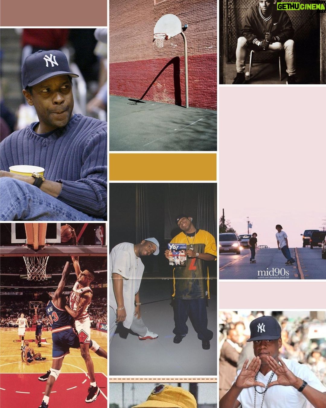 C.J. Wallace Instagram - @frankwhiteco x @styledbytmarknyc collection 1 is out now. here’s some bts film from our shoot in BK + some mood board inspo 🧶🎞️ huge thank you to @greotagency @proclub_usa & everyone involved💫 photos by @shootwithcee Christopher Biggie Wallace Basketball Courts