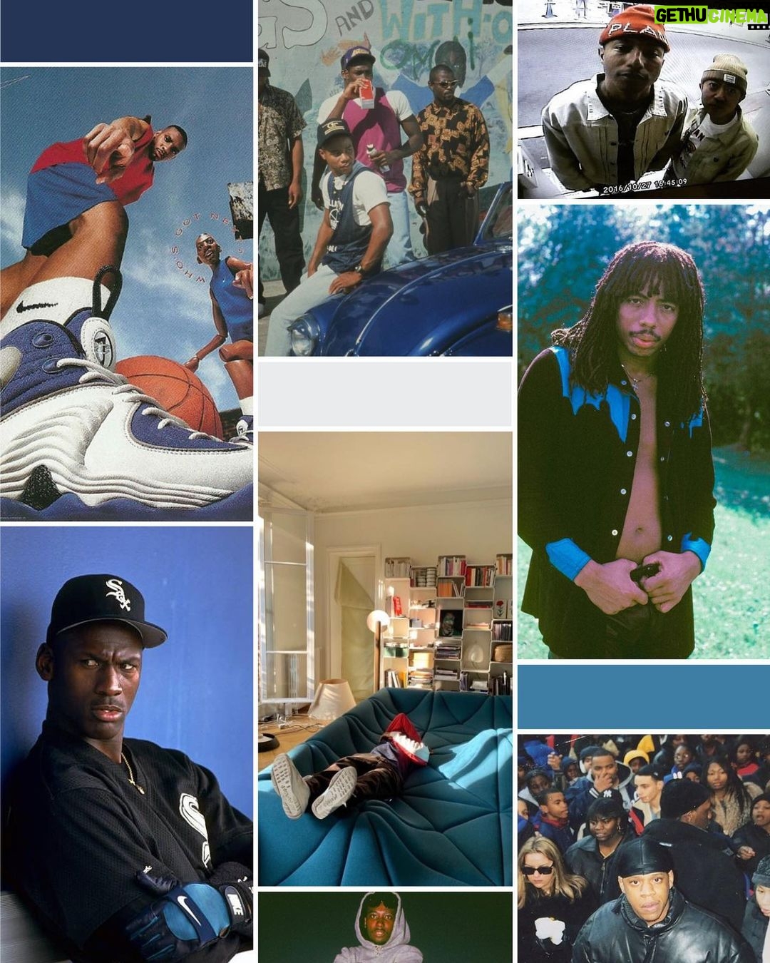 C.J. Wallace Instagram - @frankwhiteco x @styledbytmarknyc collection 1 is out now. here’s some bts film from our shoot in BK + some mood board inspo 🧶🎞️ huge thank you to @greotagency @proclub_usa & everyone involved💫 photos by @shootwithcee Christopher Biggie Wallace Basketball Courts
