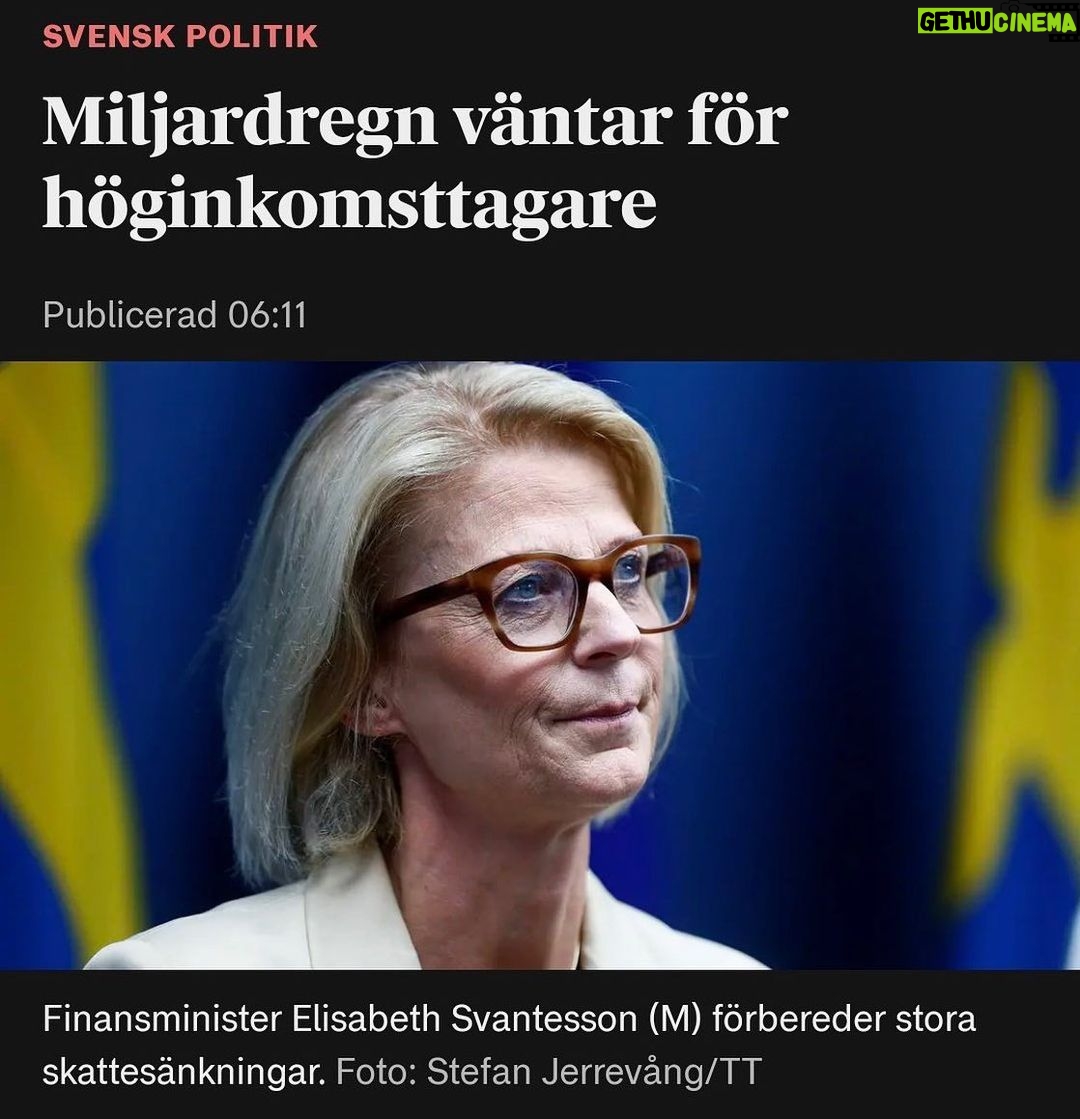 Özz Nûjen - 1.4K Likes - Sjukvården är i kris.
Skolan är kaos.
Fattigdomen ökar.
Bränslepriserna är fortfarande jättehöga.
Räntorna är skyhöga.
Matpriserna ökar…
Men visst gör de redan rika ännu rikare.
Sen pekar de på ”invandrare” och alldeles för många köper det.
#svpol #blåbrun #regering #klass #ekonomi #pengar #välfärd
