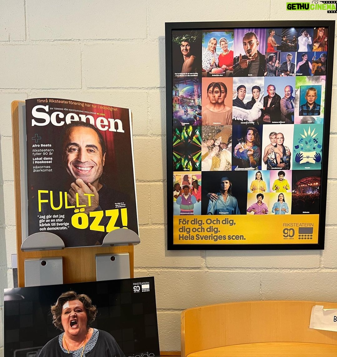Özz Nûjen Instagram - På plats i ❤️🙌🏽😘 @riksteatern för nya projekt och en ny framtida föreställning. 🙏🏽🎭❤️ idag blir det att fotas och spela in trailer 😊😘 #riksteatern #teater #theater #sweden #şano #swêd #sverige #turne