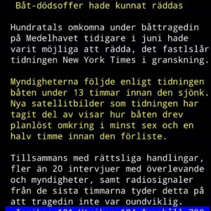 Özz Nûjen Instagram - De lät flyktingarna dö! 
De lät över 100 barn sjunka till botten!

Varför hjälpte inte #EU och #Grekland dessa flyktingar som var i fara? 
Jo, de är inte ljushyade européer. 💔 

Satans mördare till politiker och kustförsvar som lät det ske.

#svpol #migpol #refugees #racism #europe