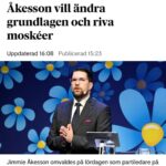 Özz Nûjen Instagram – Återigen… Vad är värre?
Miljöpartist som likear ett inlägg och ber sedan om ursäkt för sitt misstag?

ELLER att vara #moderat, #kristdemokrat och #liberal och varje dag samregera med antisemiter och rasister som #Jimmie och varje dag likea deras politik och försvara dem?

#svpol #säkpol #blåbrun #regering #sd #rasism #fascism #antisemitism #islamofobi #muslimhat