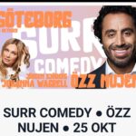 Özz Nûjen Instagram – Vi ses på #standup i #Göteborg 25 okt på @surrarena 🙏🏽❤️🎤😄😘🙌🏽 biljetter på tickster.com