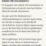 Özz Nûjen Instagram – 2024 blir ett tufft år för tuffe Uffe och hans blåbruna regering. @klenell skriver och beskriver det väldigt utförligt och träffsäkert om hur ansvarslösa högerpolitiker först förstör landet genom privatiseringar och vänskapskorruption för att sedan som vanligt skylla allt på invandrare… t.o.m. nu när hotet från Ryssland ska diskuteras. 😳🤷🏻‍♂️🤦🏻‍♂️ #svpol #blåbrun #regering #populism #rasism #sd #moderaterna #privatiseringar #nato #ryssland #mobilisering #krig #folkochförsvar #säkpol