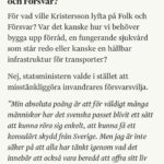 Özz Nûjen Instagram – 2024 blir ett tufft år för tuffe Uffe och hans blåbruna regering. @klenell skriver och beskriver det väldigt utförligt och träffsäkert om hur ansvarslösa högerpolitiker först förstör landet genom privatiseringar och vänskapskorruption för att sedan som vanligt skylla allt på invandrare… t.o.m. nu när hotet från Ryssland ska diskuteras. 😳🤷🏻‍♂️🤦🏻‍♂️ #svpol #blåbrun #regering #populism #rasism #sd #moderaterna #privatiseringar #nato #ryssland #mobilisering #krig #folkochförsvar #säkpol