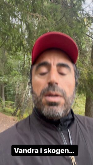 Özz Nûjen Instagram - När #kurden efter 40 år i #Sverige äntligen kan släppa loss sin inre ”swêdî” och bara ta en lång #skogspromenad och bara vara… 🤷🏻‍♂️😅🌲🌳🇸🇪❤️🙌🏽😅 #özznûjen #vandraren #skogen #baravara #svensk #swedish #kurd #kurdish #nature #naturelover #walkinginthewoods #xwezayî #sirûşt #meş #promenad #takeawalk