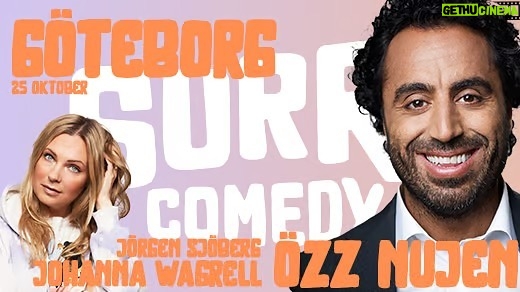 Özz Nûjen Instagram - Nu är det klart med nytt datum i ❤️ #Göteborg med min #standup 😊🎤🙌🏽 25 okt på Surr Arena / BrewHouse där jag uppträder tillsammans med @johannawagrell @jorgensjoberg.se och sist men inte minst @komikernmartin 😘 hjärtligt välkomna ❤️ biljetter nu på Tickster.com