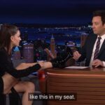 Úrsula Corberó Instagram - Ahhhhhhhhhhh 🤪🤪🤪 Thank you for having me, I had so much fun @jimmyfallon @fallontonight 💘 - Chic@s chic@s gracias por tanto mensaje precioso. Qué noche inolvidable ✨