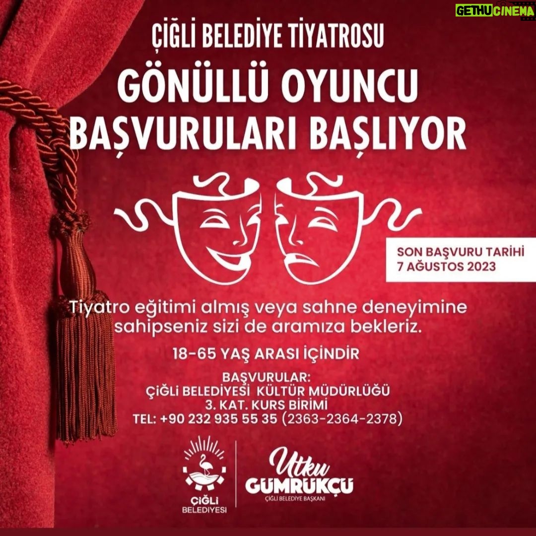 Şahverdi Ali Eren Instagram - Yeni sezon için yeni arkadaşları beklıyoruz... Fakir Baykurt Salonu - Çiğli