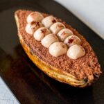 Cédric Grolet Instagram - Bonjour les humains 🙋🏻 Je vous parle jamais de mes créations que je gère depuis 11 ans à l’hôtel Le Meurice! Les desserts assiette pour le restaurant gastronomique! Une approche et une technicité incroyable! Ici, Citron caviar givré! Pétales de clémentine! Minis châtaignes givrées! Pétales de pamplemousse! Chocolat en cabosse chaude! Coco glacée! Et la gousse de vanille! Le quel vous tente le plus? #cedricgrolet 📲