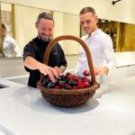 Cédric Grolet Instagram - When @cedricgrolet and @amauryguichon create magic with the last red berries of the season! Sending positive vibes throughout the whole sweet world! 🧺 #cedricgrolet #amauryguichon #teamwork