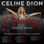 Céline Dion Instagram - ❗️Celine Dion reschedules remaining North American Courage World Tour dates to 2022❗️ Show Dates August 16 - September 24, 2021 rescheduled to March 9 – April 22, 2022   “I know how frustrating it is for my fans, with all the postponements that have taken place these past 18 months. My team and I are still concerned about everyone's safety this summer even though the situation has dramatically improved.  We all feel 100% comfortable that things will be very safe next spring, and I want my fans to feel the same way, without any worries.  I hope everyone understands.” - Celine      ❗️Celine Dion reporte en 2022 les derniers spectacles en Amérique du Nord de sa tournée mondiale Courage❗️ Les dates prévues du 16 août au 24 septembre 2021 sont reportées du 9 mars au 22 avril 2022   « Je sais à quel point tous ces reports des 18 derniers mois peuvent être frustrants pour mes fans. Bien que la situation se soit considérablement améliorée, mon équipe et moi sommes toujours préoccupés par la sécurité de tous et chacun cet été. Nous sommes confiants que les conditions seront sécuritaires au printemps prochain, et je tiens à ce que mes fans ressentent la même chose, sans aucun souci ou contrainte. J’espère que tout le monde comprendra. » - Céline    Link in bio for details / Lien dans la bio pour toutes les infos     #courageworldtour