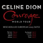Céline Dion Instagram - This summer’s ‘COURAGE WORLD TOUR’ dates in Europe are rescheduled to 2023.  Shows previously scheduled from June 19 through July 25, 2021 are rescheduled to May 31 to July 17, 2023.   “I was really looking forward to seeing all of you in Europe this summer, but unfortunately because of the situation in our world things just keep getting pushed back. But please don’t despair, we feel really good about doing the shows in 2023 and I can’t wait to finally see you.” ❤️ – Celine xx… Les dates européennes de la tournée mondiale « Courage » prévues cet été sont reportées à 2023. Les spectacles qui devaient se tenir du 29 juin au 25 juillet 2021 sont reportés du 31 mai au 17 juillet 2023. « J’avais tellement hâte de vous voir tous en Europe cet été, mais malheureusement, vue la situation actuelle dans notre monde, les dates continuent d’être repoussées. Ne vous découragez pas, nous sommes confiants que nous pourrons faire les spectacles en 2023 et j’attends avec impatience de vous retrouver. » ❤️ - Céline xx… Link in bio / Lien dans la bio #courageworldtour