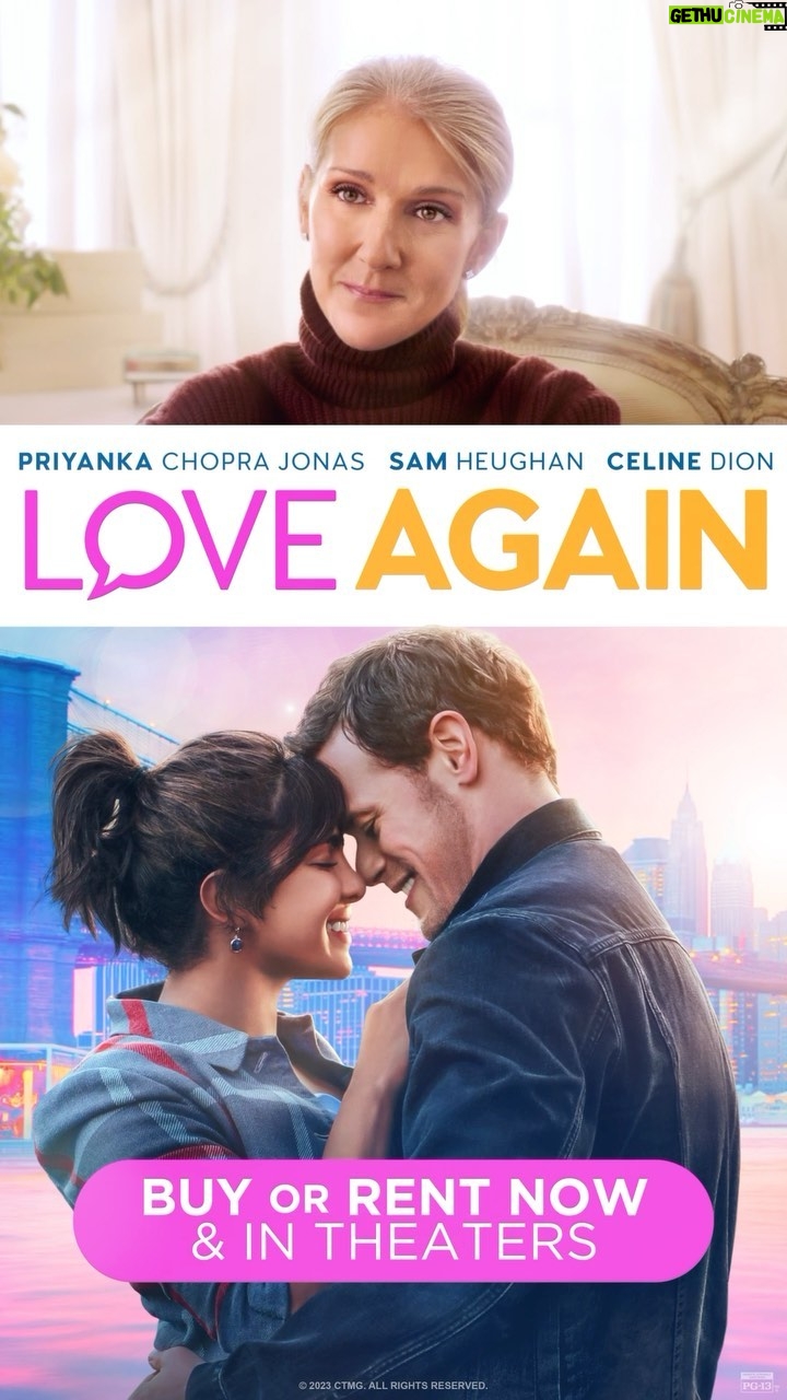 Céline Dion Instagram - Watch again 📺, listen again 🎶, Love … Again. 💝 Listen to all 5 of Celine’s new songs in @loveagainmovie – now available to buy or rent! 💕 – Team Celine #LoveAgainMovie Regardez à nouveau 📺, écoutez à nouveau 🎶, Aimez… à nouveau. 💝 Écoutez toutes les 5 nouvelles chansons de Céline dans @loveagainmovie - maintenant disponible à l’achat et à la location ! 💕- Team Céline #LoveAgainMovie