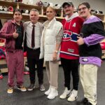 Céline Dion Instagram – My boys and I had such a fun time visiting with the Montreal Canadiens after their hockey game with Vegas Golden Knights in Las Vegas Monday night.  They played so well, what a game!! Thank you for meeting us after the game, guys!  That was memorable for all of us. Have a great season! – Celine xx…

Mes fils et moi avons eu beaucoup de plaisir à rencontrer les Canadiens de Montréal après leur match de hockey contre les Golden Knights de Las Vegas lundi soir.  Ils ont si bien joué, quel match !!! Merci de nous avoir rencontrés après le match, les gars !  C’était mémorable pour nous tous. Bonne saison à tous ! – Céline xx…

@canadiensmtl @vegasgoldenknights @arberxhekaj_ @colecaufield @nsuzuki_37 @alexnewhook_