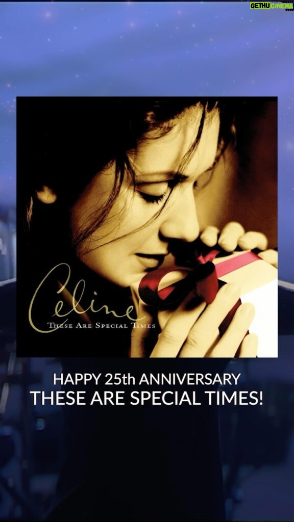 Céline Dion Instagram - In 1998, after releasing the critically acclaimed albums Falling Into You, Let’s Talk About Love and S’il suffisait d’aimer, Celine gave us her own precious gift for the holidays, These Are Special Times. 🎁 This beloved holiday album includes classics such as O Holy Night, Happy Xmas (War is Over), and The Prayer, a beautiful duet with Andrea Bocelli. And now, 25 years later, These Are Special Times remains one of the best-selling holiday albums of all time. Happy 25th anniversary These Are Special Times! -Team Celine 🎁link in bio / lien dans la bio 🎁 En 1998, après avoir sorti les albums Falling Into You, Let’s Talk About Love et S’il suffisait d’aimer, tous acclamés par la critique, Céline nous offrait son précieux cadeau pour les fêtes : These Are Special Times .🎁 Cet album bien-aimé comprend des classiques tels que O Holy Night, Happy Xmas (War is Over) et The Prayer, un magnifique duo avec Andrea Bocelli. Aujourd’hui, 25 ans plus tard, These Are Special Times reste l’un des albums du temps des Fêtes les plus vendus de tous les temps. Joyeux 25e anniversaire, These Are Special Times ! -Team Céline