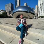 César Doroteo Instagram - Aquí les dejo la parte 3 de las fotitos de lo que vivimos en Chicago. Por fin conocí #CloudGate o #TheBean como le llaman algunos, sí es una maravilla y ese mismo día subimos a @360chicago que tiene unas vistas maravillosas de la ciudad. Y por ahí también verán la #BuckinghamFountain que me pareció una de las piezas más esculturales de toda la ciudad. Me enamoré mucho de Chicago. 💖 @choosechicagomx Chicago, Illinois
