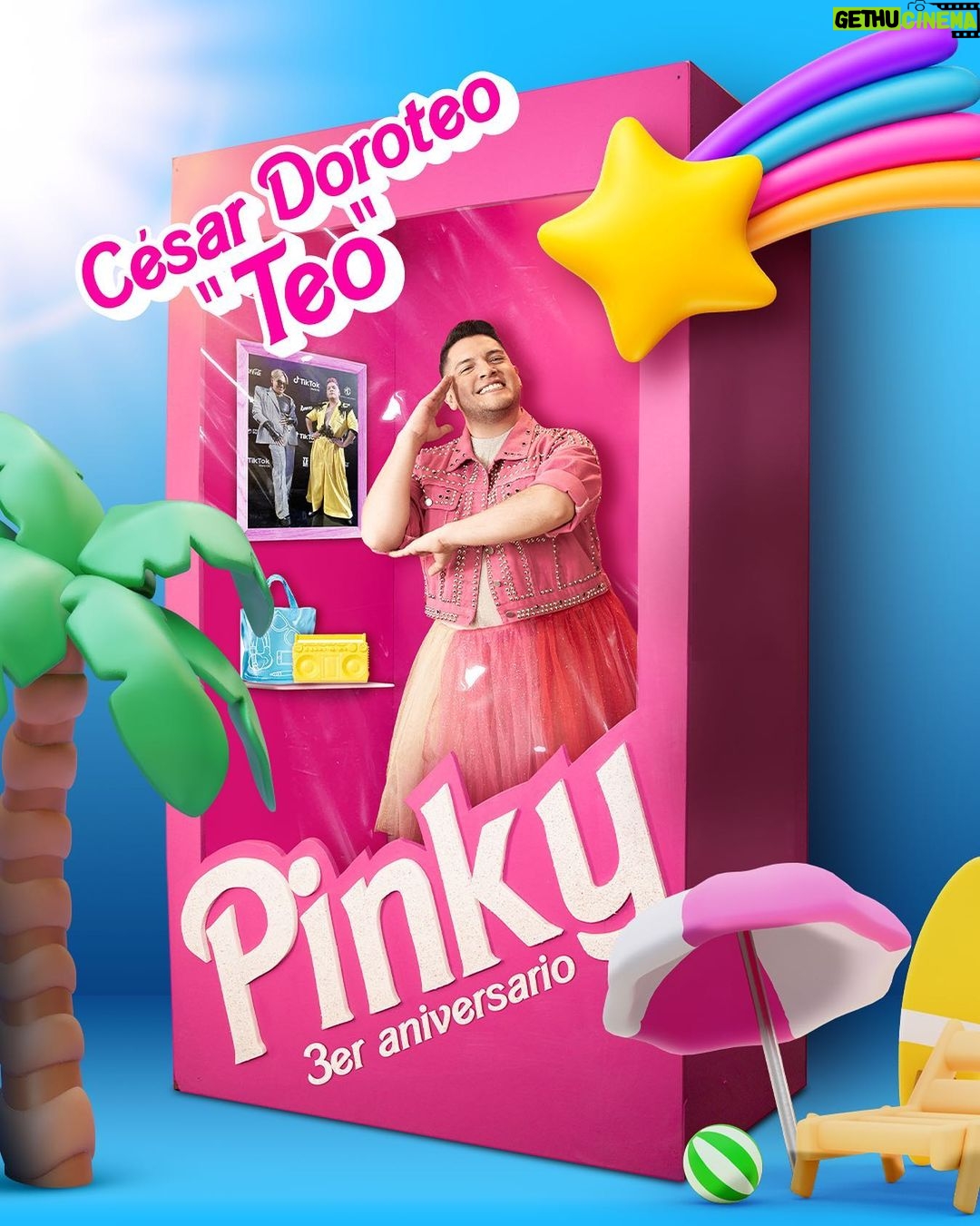 César Doroteo Instagram - 🦄 Esta semana estamos de fiesta por nuestro 3er aniversario y obviamente teníamos que tener unos invitados de lujo, por eso nos acompaña, el talento, el estilo y la extravagancia de @cesardoroteo🌈 ¡Se puso súper bueno! YouTube: #PinkyPromise 💖 Jueves 7:00 P.M. #SenseiMedia