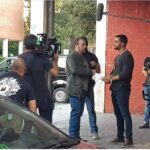 César Mateo Instagram - #hastaelcielopelicula lujo de equipo y de compañeros @fernandocayo1 @danielcalparsoro @vacafilms Y gracias a toda la gente de las Torres de Villaverde!!! 💪💪