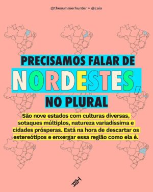 Caio Braz Instagram - A região abrange nove estados. Nesse território imenso, há espaço pra muitas culturas e realidades. Tem dificuldades e desigualdades, frutos de políticas nacionais de apagamento e exclusão? Sim. Mas também tem cidades do Ceará com a melhor educação do país e a capital que mais cresce no país, João Pessoa. Isso sem falar da simpatia e da hospitalidade. O Nordeste é múltiplo, é diverso, é complexo e não tem nada igual. Aqui, em parceria com o jornalista @caio, a gente explica por que está mais do que na hora de descartar os estereótipos e enxergar essa região como ela é.