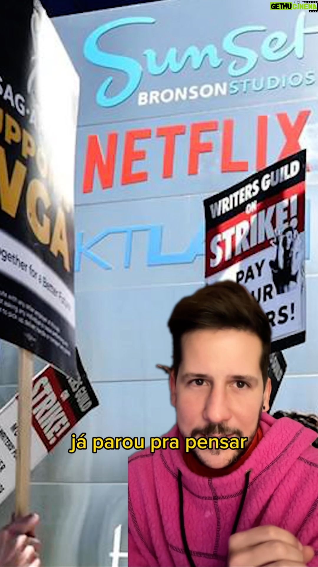 Caio Braz - 9.7K Likes - A greve dos roteiristas, atrizes e atores tem muito mais a ver xom a gente do que podemos pensar