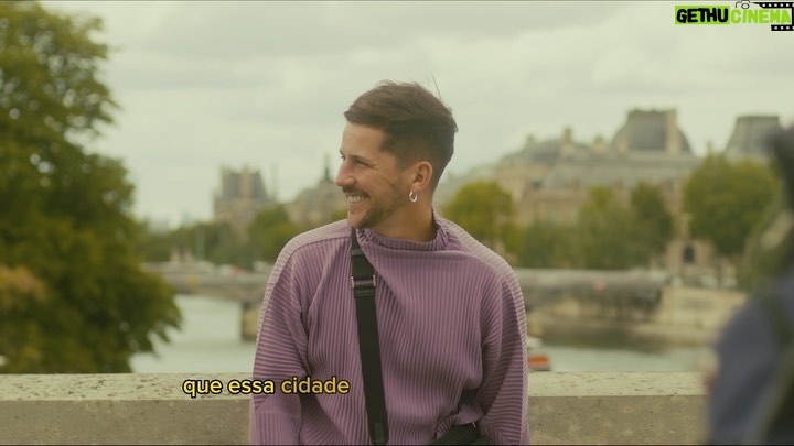 Caio Braz Instagram - obrigado por esse presente amiga @oliviamucida vou guardar esse vídeo pra sempre! 🩷 Paris, France