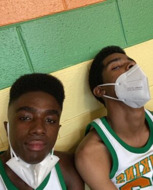 Caleb McLaughlin Instagram - Introducing your very own Hawkins High basketball team 💚🧡💚